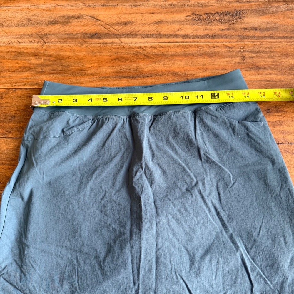 Arcteryx Womens Skort Blue Green Athletic Hiking Skirt XS Gorpcore Athleisure - Picture 10 of 12